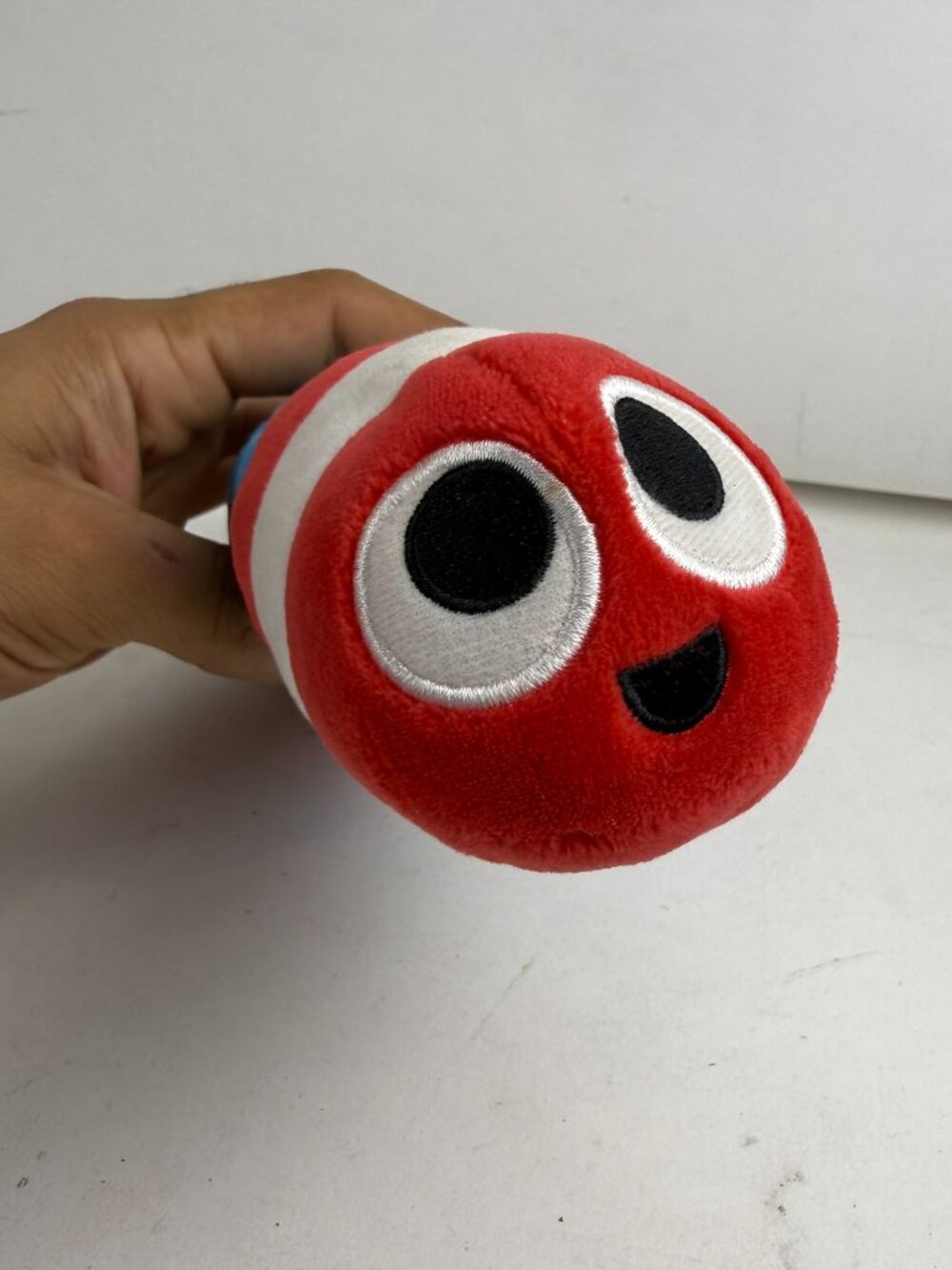 Slither.io 8" Bendable Plush Patriotic Red White Blue Stars Stuffed Toy Bonkers